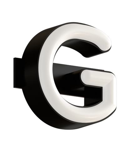 LED Neon Letter “G” - For Jägermeister Banner LED Neon Sign